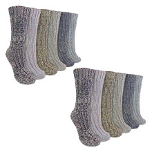 Sock Snob - 12er-Pack Alpaka-Stiefelsocken für Damen