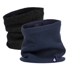 (One Size, Schwarz und Marineblau) Heat Holders - 2er Pack Thermo Halswärmer Für Herren Für Den Winter
