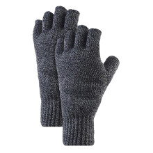 (One Size, Grau) Heat Holders - 2er Pack Fingerlose Herrenhandschuhe Mit Thermofleece Futtermaterial