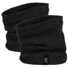 (One Size, Schwarz) Heat Holders - 2er Pack Thermo Halswärmer Für Herren Für Den Winter