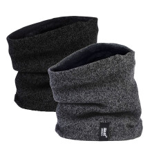 (One Size, Schwarzgrau) Heat Holders - 2er Pack Thermo Halswärmer Für Herren Für Den Winter
