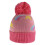Sock Snob - Warme Wintermütze für Mädchen in Regenbogenfarben mit Bommel 5