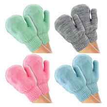 Sock Snob - 4 Pack Cute Baby Mittens for Winter | Baby Boys & Girls Gloves
