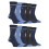 Farah (6-11, Navy / Blue) Farah - Mens 10 Pair Multi-Pack Bright Bamboo Socks 1