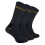 CAT (11-14, Charcoal) CAT - Mens 3 Pack Real Work Cotton Socks 1