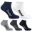 CAT (12-14, Assorted) CAT - Mens 5 Pack Cotton Rich Trainer Work Socks 5