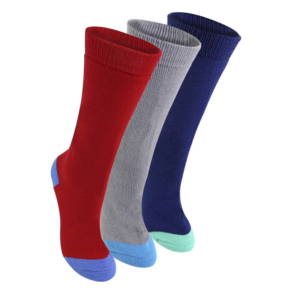 (4-6 Years, Assorted) Sock Snob - 3 Pack Kids Wellington Boot Socks | Boys Welly Socks for Outdoor Walking