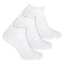 (04-Aug, Weiß) Sock Snob - 3er-Pack Damen-Sneakersocken aus 100 % Baumwolle