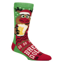 (06-Nov, Brewdolph) Heat Holders - Herren-Thermal-Lite-Weihnachtssocken