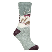 Heat Holders - Heat Holders - Original Jacquard-Thermosocken für Damen - Fawn Landscape