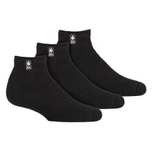 (06-Nov, Schwarz) Heat Holders - Herren-Thermo-Turnschuh-Socken im 3er-Pack