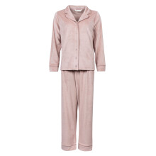(S, Rosa) Heat Holders - Gemütlicher Winterpyjama für Damen | Weiches Nachtwäsche-Set