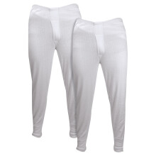 (M, Weiß) Heat Holders - Heat Holders - 2er Pack Herren Wärme Inhaber Baumwolle Reich Thermal Long Johns