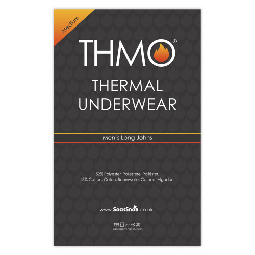 (Medium, White) THMO - Mens Thermal Super Soft & Warm Long Johns Bottoms 1