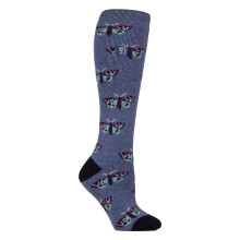 (04-Aug, Schmetterlinge / Denim) Heat Holders - Heat Holders Lite - Damen Lang Thermosocken Socken Für Gummistiefel