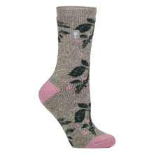(04-Aug, Beeren / Grau) Heat Holders - Damen Winter Thermosocken Extra Warm | Heat Holders | Warm Lustige Bunte Socken