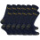 CAT (36-38, Marine) Caterpillar - 12er-Pack robuste Unisex-Arbeitssocken für Stiefel 1