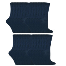 (4-6 Years, Marineblau) Sock Snob - 24 Multipack-Socken mit hohem Baumwollanteil für Jungen und Mädchen
