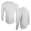 (XL, Weiß (X2)) THMO - THMO - 2er Pack Herren Thermounterwäsche Oberteil 4