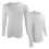 (XL, Weiß (X2)) THMO - THMO - 2er Pack Herren Thermounterwäsche Oberteil 1