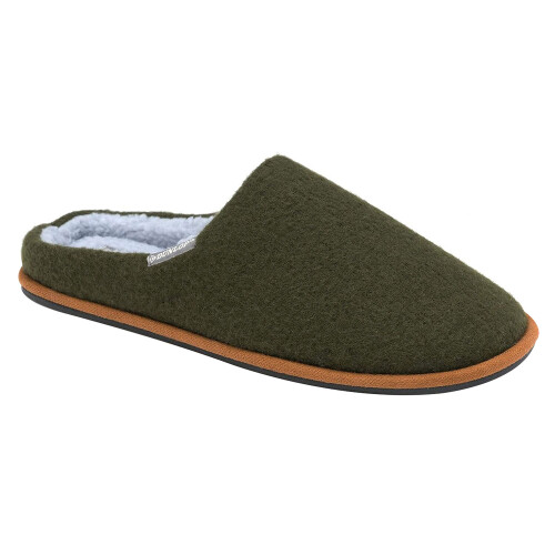 Dunlop (41, Khakigrün) Dunlop - Herren Pantoffeln Mit Plüschfutter Und Memory Schaum 1