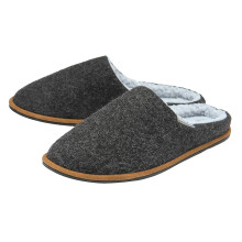 (10, Dunkelgrau) Dunlop - Herren Pantoffeln Mit Plüschfutter Und Memory Schaum