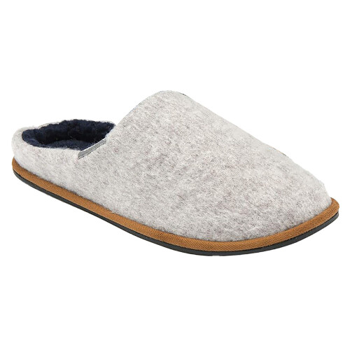 Dunlop (42, Hellgrau) Dunlop - Herren Pantoffeln Mit Plüschfutter Und Memory Schaum 1