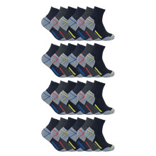 (06-Nov, Sortiert) Sock Snob - 24 Paar Herren-Multipack-Ultimate-Arbeitssocken