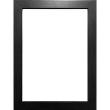 (Black, 30"x20" (76.2 x 50.8cm)) MODERN BOX FRAMES WOOD FINISH PHOTO PICTURE POSTER FRAME LARGE MULTIPLE SIZES BLACK OAK WHITE