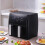 Living And Home 8L Touch Screen Dual Basket Air Fryer 1