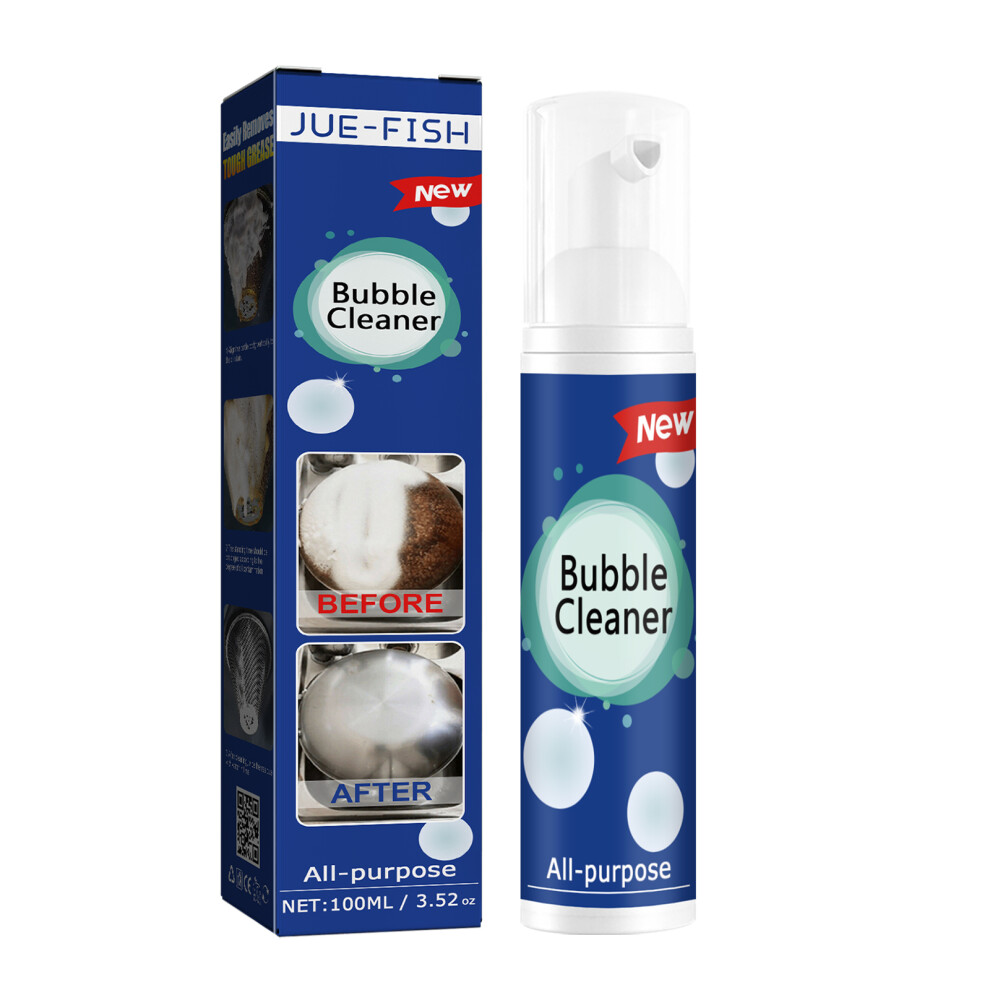 Jue-Fish Oil Foam Cleaner Multi-Purpose Heavy Oil Foam Cleaner For Kitchen Stove Hood