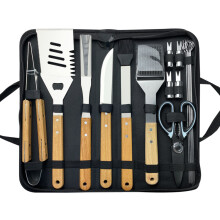 BBQ Utensil Set Stainless Steel Professional Barbecue Accessories Grill Tool with Bag Easy to Carry