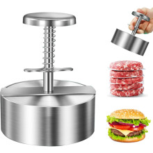 Πρέσα Burger, 304 Stainless Steel Burger Press, Ρυθμιζόμενο Burger Patty Maker