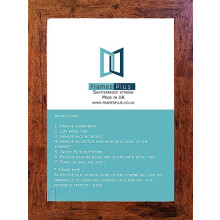 (A2 (16.5"x23.4") ( 419.1mm x 594.36mm)) FLAT RUSTIC BROWN TEAK PICTURE PHOTO FRAME HOME OFFICE WORK GIFT PRESENT