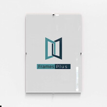(1, 9"x7" (22.9 x 17.8cm)) Frameless Clip Frame for Picture Photo Poster Display Pack of 1-2-3-5-10 A1 A2 A3 A4 A5 Sizes