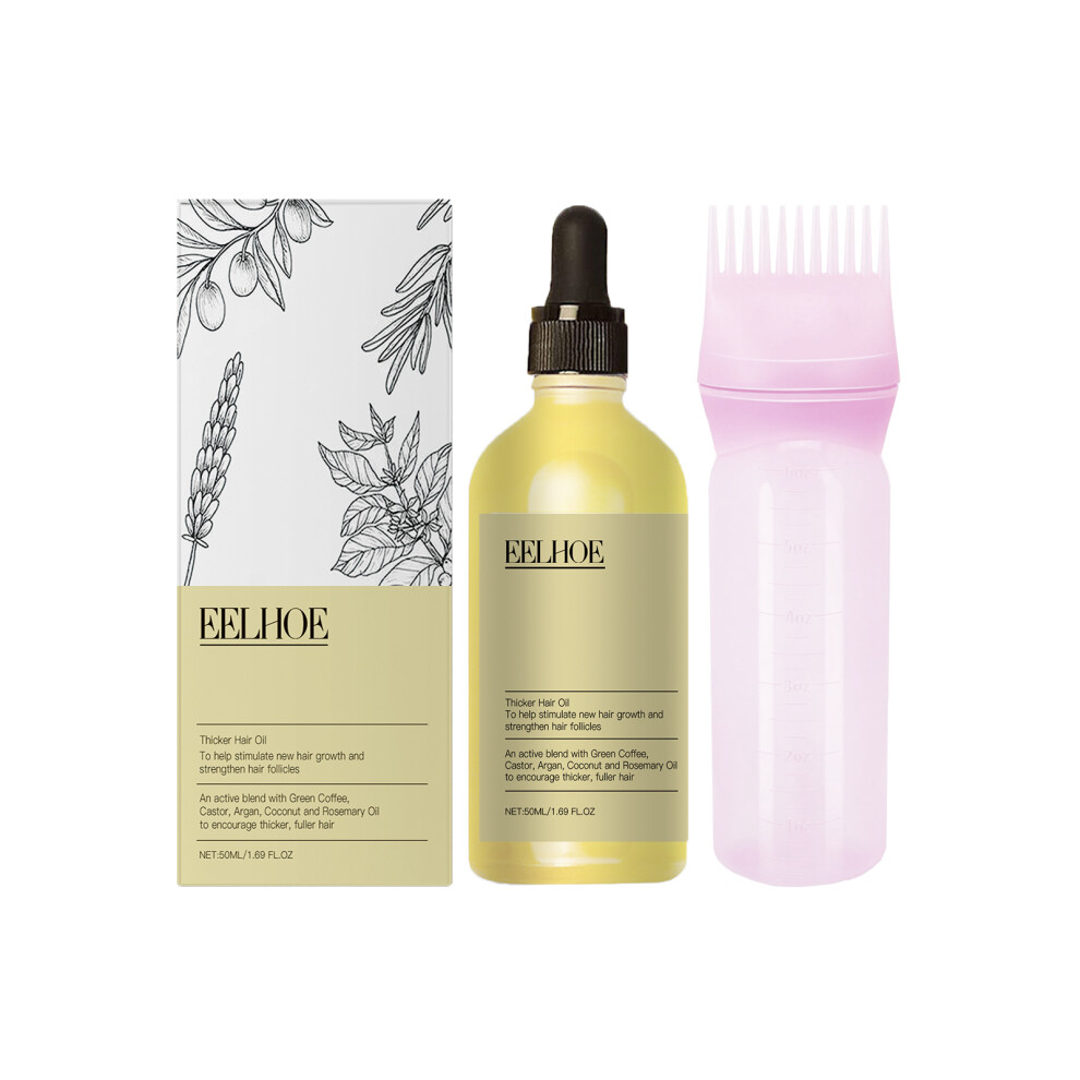 EELHOE Plant Hair Care Essential Oil Set Nourishes And Improves Hair Quality Frizz Smooth, Soft, Moist And Glossy Hair Care Oil