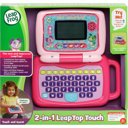 LeapFrog 2 in 1 LeapTop Touch Laptop, 1