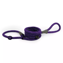 (Purple) HugglePets Advanced Reflective Slip Rope Dog Lead - 180 x 1.2cm