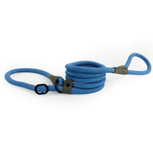 (Blue) HugglePets Advanced Reflective Slip Rope Dog Lead - 180 x 1.2cm