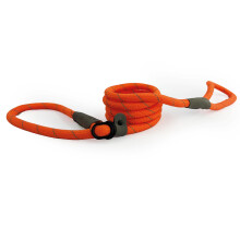 (Orange) HugglePets Advanced Reflective Slip Rope Dog Lead - 180 x 1.2cm