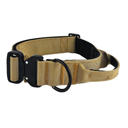 HugglePets (Small, Sand) HugglePets Tactical K9 Endurance Dog Collar