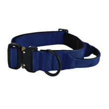 (Large, Navy) HugglePets Tactical K9 Endurance Dog Collar