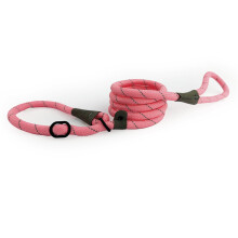 (Pink) HugglePets Advanced Reflective Slip Rope Dog Lead - 180 x 1.2cm