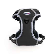 (X-Large, Black) HugglePets Activity & Travel Dog Harness