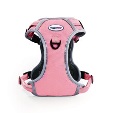 (Medium, Pink) HugglePets Activity & Travel Dog Harness