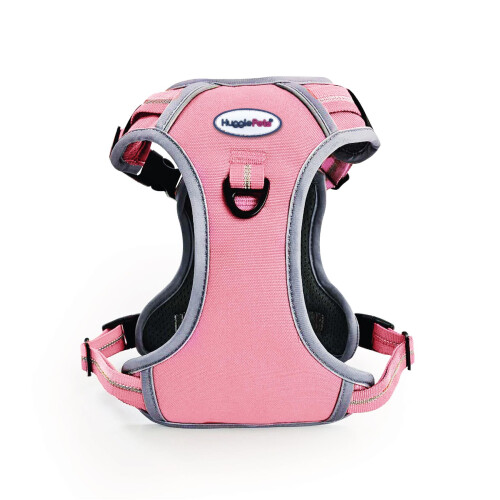 HugglePets (Medium, Pink) HugglePets Activity & Travel Dog Harness