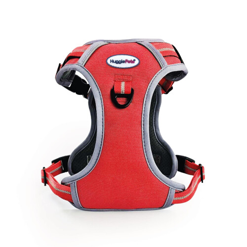 HugglePets (Small, Red) HugglePets Activity & Travel Dog Harness
