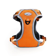 (X-Large, Orange) HugglePets Activity & Travel Dog Harness