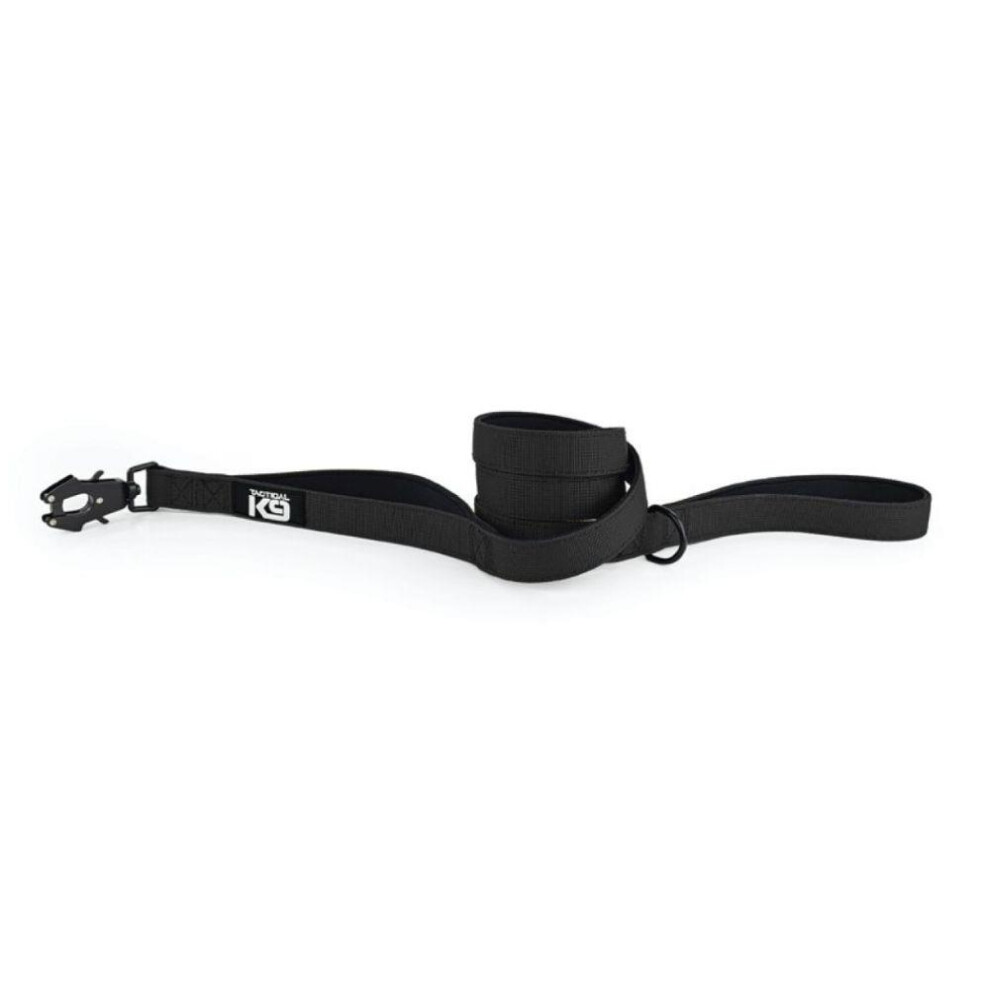 Hugglepets (Black) Tactical K9 Endurance Dog Lead - 150 X 2.5Cm