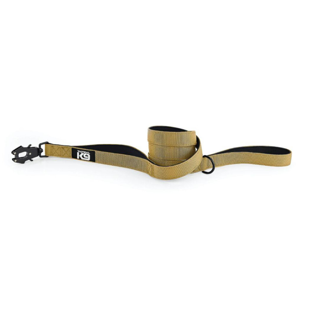 Hugglepets (Sand) Tactical K9 Endurance Dog Lead - 150 X 2.5Cm
